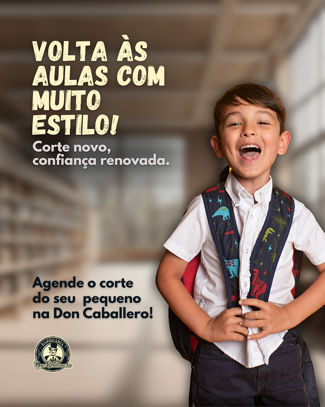 Agende o corte do seu filho